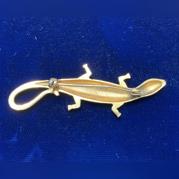 Vintage Lizard Pin - Picture 2 of 3